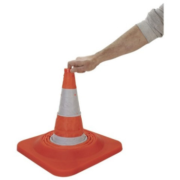 VERKEHRSLEITKEGEL, FALTEN & BLINKEND