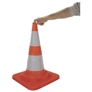 VERKEHRSLEITKEGEL, FALTEN & BLINKEND