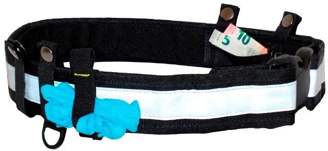 tee-uu INNER Belt for tee-uu Paramedic Belts (S-XXL) (Medium), Black