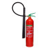 PII FEUERLÖSCHER KOHLENDIOXID (CO2) 5 KG - AMAGNETISCH