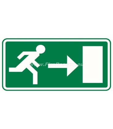 EVAKUIERUNG ETIKETTE RECHTS