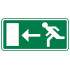 EVACUATION LABEL LEFT