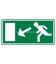 EVAKUACIJSKA TABLICA LEVO DOL