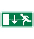 EVACUATION PLATE DOWNWARD
