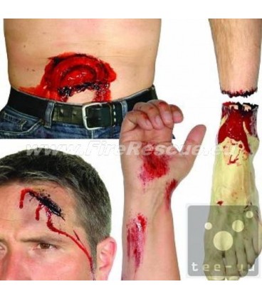 TEE-UU VERLETZUNGSMUSTER-SET FUR ÜBUNGSPUPPE (36 STUCK)