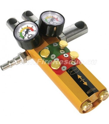 DOPEL-STEUERORGAN FUR HP SQ HEBEKISSEN - 8 BAR (V-KUPPLUNGEN)