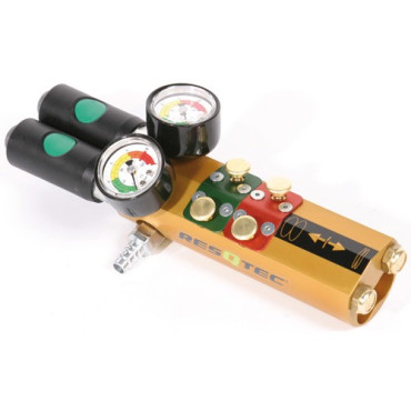 CONNECTABLE HANDHELD DUAL CONTROLLER FOR SQ HP BAGS - 8 BAR (V-COUPLINGS)