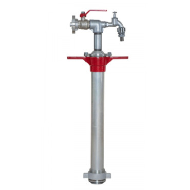 HYDRANTSTANDROHRE FUR UNTELFLURHYDRANTEN DIN 3221 MIT ZAPFVENTIL - DN80