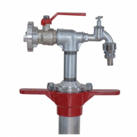 STANDPIPE FOR UNDERGROUND HYDRANT DIN 3221 WITH WATER TAP - DN80