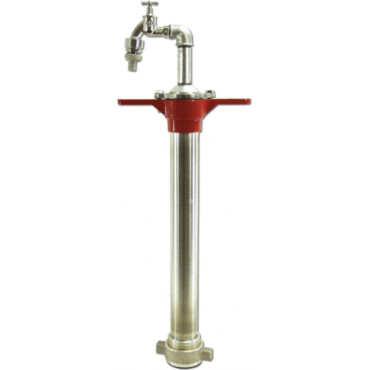 HYDRANTSTANDROHRE FUR UNTELFLURHYDRANTEN DIN 3221 MIT ZAPFVENTIL - DN50