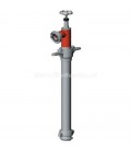 STANDPIPE FOR UNDERGROUND HYDRANT WITH ONE OUTLET - DN80