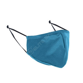 SCHUTZMASKE MIT FILTER FÜR KINDER - AZUR BLAU