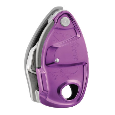 PETZL GRIGRI + BELAY DEVICE WITH CAM-ASSISTED BLOCKING