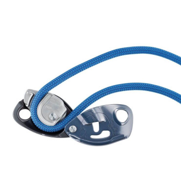 PETZL GRIGRI BELAY DEVICE WITH CAM-ASSISTED BLOCKING