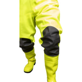WADERS S5 HI-VIS WITH SAFETY BOOTS