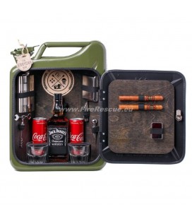 STAHLBLECH-BENZINKANISTER MINI BAR - OLIVNA