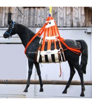 LIFTING HARNESS FOR LARGE ANIMAL RESCUE