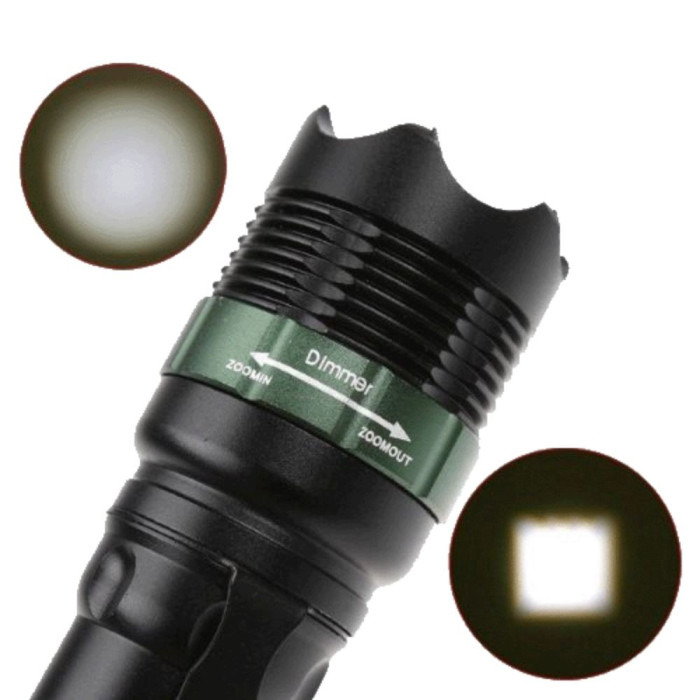 FLASHLITE LED CREE Q5 5.000 LUMEN - RECHARGABLE Torches