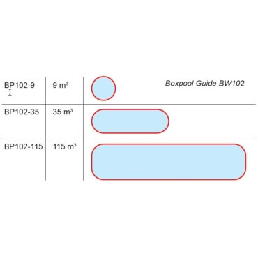 ZAČASNI BAZEN NOAQ BOXPOOL BW102 - 9 M3