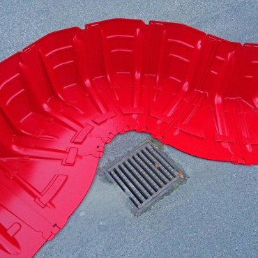 NOAQ BOXWALL BW52-OC FLOOD PROTECTION 30° CURVED ELEMENT - OUTSIDE CORNER