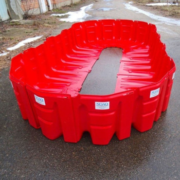 NOAQ BOXWALL BW52-OC FLOOD PROTECTION 30° CURVED ELEMENT - INSIDE CORNER