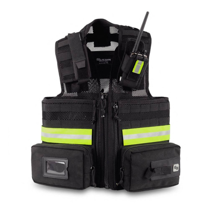 ELITE BAGS EMERGENCY INTERVENTION VEST'S - BLACK Protective clothing