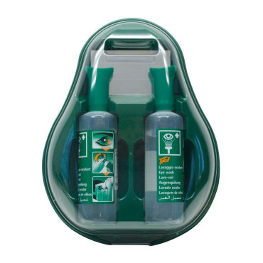 AUGENSPÜLFLASCHE IN WAND BOX, 2 X 500 ML