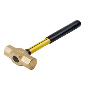 SLEDGE HAMMER MINE, NON-SPARKING, WITH FIBERGLASS HANDLE