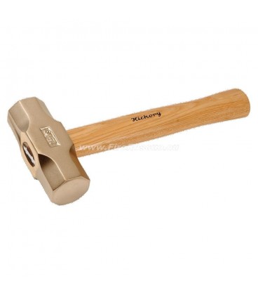 MINE SLADGE HAMMER, NON-SPARKING, WITH WOODEN HANDLE