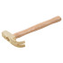 CLAW HAMMER, NON-SPARKING, WITH WOODEN HANDLE