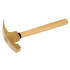 MASON HAMMER, NON-SPARKING, WITH WOODEN HANDLE