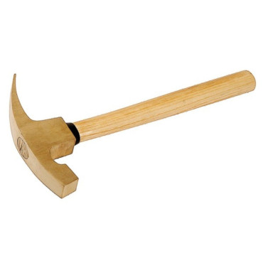 MAURERHAMMER, FUNKENFREI, MIT HOLZSTIEL