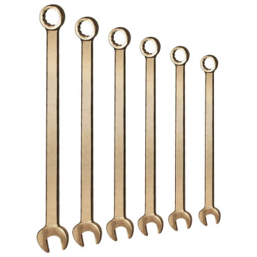 RINGMAULSCHLÜSSEL-SATZ, FUNKENFREI, EXTRA LANG, 10-STK, 10 - 32 MM