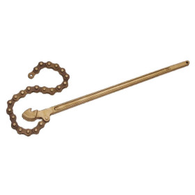 CHAIN PIPE WRENCH, NON-SPARKING, FOR Ø FROM 50 MM