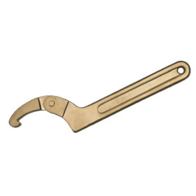 HINGED HOOK WRENCH, NON-SPARKING