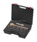 STECKSCHLÜSSELSATZ 1/2" IM KOFFER, FUNKENFREI, 12-TEILIG