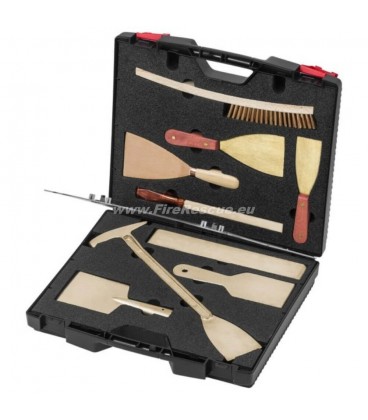 KOMPLET ZA ČIŠČENJE V KOVČKU, NEISKREČI, 10 KOS