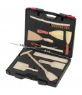 SPRITZKABINEN-REINIGUNGSSET IM KOFFER, FUNKENFREI, 10-TEILIG