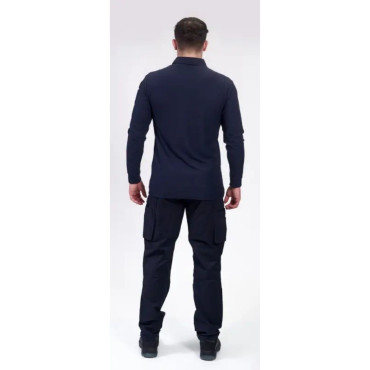 ZIVILSCHUTZ POLOSHIRT LANGEN ÄRMELN - UNISEX