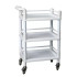 MULTIPURPOSE MEDICAL TROLLEY WITH 3 SHELVES