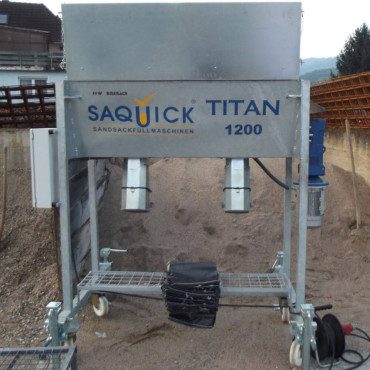 SAQUICK TITAN 1.200 SANDSACK-FÜLLMASCHINE