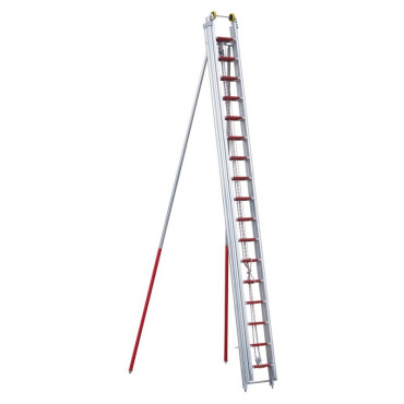 JUST 3-TEILIGE FEUERWEHR-AUSZIEHLEITER EN 1147 - 14,0 m