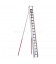 JUST 3-PART FIRE-FIGHTING EXTENSION LADDER EN 1147 - 14,0 m
