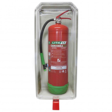 CRYSTAL CABINET FOR FIRE EXTINGUISHER 9-12 KG/LIT